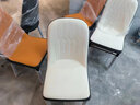 淘邦 亮光岩板餐桌椅组合 小户型家用饭桌 洽谈桌轻奢形餐厅家具 亮光雪山白直边圆角【加厚皮椅】 1.4米一桌六椅 实拍图