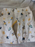棉棉柔男宝宝开裆裤婴儿短裤男童开档裤夏季薄款叉叉裤纯棉外穿儿童裤子 宇宙印花 【开裆】 100 实拍图