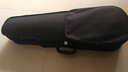 莱斯曼德H011小提琴三角琴盒轻便抗压便携重量约1kg小提琴琴盒 1/2纯黑色三角琴盒（无盖琴布） 实拍图