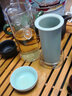 琦轩源 白瓷茶壶 中国白羊脂玉瓷带过滤功夫茶具沏茶壶中秋节礼盒装 汝窑红茶泡+2杯 200ml 实拍图