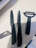 拜格（BAYCO）陶瓷水果刀削皮刀套装家用辅食刀瓜果刀刨皮刀具两件套TZ1105 实拍图