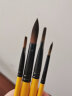 蒙玛特(Mont Marte)水粉笔6支装 水彩画笔儿童美术画画笔丙烯勾线笔颜料绘画笔排笔尼龙水彩笔套装BMHS0017 实拍图