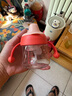 日康（rikang）儿童水杯 宝宝鸭嘴杯 Tritan带重力球把手婴儿杯 红色鸭嘴杯 180ml B1042 实拍图
