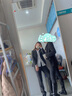 瑧鸟 春秋款职业西装套装女修身工作面试学生西服外套正装两件套8019 黑色 西服+西裤 3XL （建议130-140斤） 实拍图