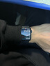 MSSM 适用苹果手表保护壳Apple iwatch s9/8/7/6/SE边框硬壳防摔防刮半包保护壳S7/8/9·41mm 黑色+透明 实拍图