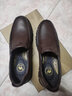 骆驼休闲皮鞋男套脚百搭真皮商务男鞋软底乐福鞋 W032211320 棕色 42 实拍图