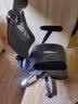 西昊 V1 人体工程学椅电脑椅子办公椅家用学生宿舍椅座椅电竞椅大体型 V1灰网+脚踏 实拍图