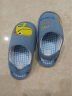 土豆屋儿童拖鞋宝宝女童居家棉拖鞋男童小童防滑婴儿小孩地板鞋室内鞋 恐龙深兰 28 内长16cm 190码 脚长15-15.5cm 实拍图
