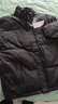 罗蒙（ROMON）棉服男秋冬大码棉袄子保暖加厚寒面包服棉衣宽松外套 黑色 4XL  实拍图