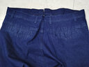 甄酷中老年宽松牛仔裤男春秋高腰弹力男裤子加肥直筒休闲长裤 春秋【不带绒 深蓝】 34 码 2尺7腰围 实拍图