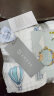 嫚熙（EMXEE）婴儿浴巾 新生儿纱布超柔棉春夏洗澡儿童专用 气球岛105*105cm 晒单实拍图