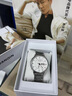 冠琴（GUANQIN）瑞士认证手表男全自动机械表夜光防水男士手表商务男表礼物送老公 镶钻间金黑面钢带 实拍图