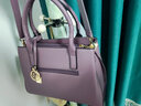 袋鼠魔方品牌包包女包女士手提包2025七夕时尚简约大容量妈妈包单肩斜挎包 紫色 实拍图