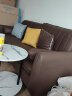 锦巢沙发小户型布艺沙发北欧客厅懒人免拆洗科技布组合沙发XH-960 太妃棕（科技布） 三人位【210CM】 实拍图