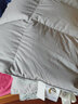 罗莱家纺 羽绒被 A类95%水洗鹅绒被子保暖冬被芯 约3斤绿 实拍图