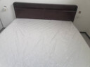 柒爵金丝檀木实木床现代北欧床双人床简约新中式轻奢主卧储物婚床 床+10cm椰棕床垫 框架结构1800mm*2000mm 实拍图