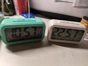 汉时（Hense）创意电子闹钟学生儿童高中生宿舍床头钟夜光闹表懒人聪明钟HA8019 绿色白灯 实拍图