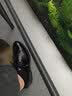 七匹狼皮鞋男士休闲鞋不闷脚高档真牛皮布洛克结婚办公雕花商务正装皮鞋 黑色 43 实拍图