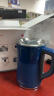 摩飞电器（Morphyrichards）电热水壶 烧水壶 热水壶 家用恒温水壶 1.5L全不锈钢304双层防烫实时显温开水壶 MR6070 蓝 晒单实拍图