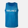 卡尔美（KELME）足球训练背心大网眼透气对抗组队坎肩分队服可定制 彩蓝白XL 实拍图