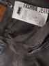 海沛尼克 牛仔裤男宽松直筒中高腰弹力长裤子大码深裆肥佬中青年男裤 992灰色防盗 36 (2尺8) 实拍图