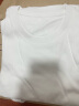 无印良品（MUJI）男式 无侧缝天竺编织圆领T恤 2件装 FA00CC3S 短袖打底衫 白色 S 实拍图