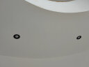 雷士（NVC）LED射灯客厅卧室背景墙嵌入式天花灯砂黑铝材5瓦三色开孔75-80mm 晒单实拍图