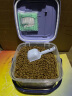 爱丽思（IRIS）猫粮桶宠物储粮桶狗粮桶猫咪用品猫粮10kg大容量密封桶干燥剂 3-4kg裸紫色(含勺子+干燥剂) 实拍图