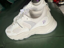FILA 斐乐运动鞋女MARS II 火星系列二代秋秋季时尚复古跑步鞋女 微白/雨雾灰-F12W141116FWA 40 实拍图