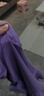 艾舞戈儿童舞蹈服夏季女童芭蕾舞裙练功服幼儿园宝宝表演棉裙考级舞蹈 紫罗兰-长袖-后背蝴蝶 170 实拍图
