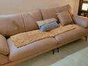 沐眠意式轻奢皮艺沙发复古简约客厅小户型直排转角沙发MM77 1.7 实拍图