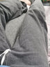 西域骆驼（VANCAMEL）牛仔裤男宽松直筒休闲韩版垂感阔腿九分裤子男牛仔长裤 黑灰 M 实拍图