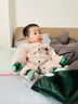 棉芹婴儿衣服保暖内衣裤加厚加棉120g外出服爬行服新生儿宝宝秋冬款 大树叶粉色 80码(建议6-12个月17-20斤) 实拍图