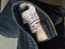 狮子聪  加绒牛仔裤女外穿弹力修身显瘦小脚加厚保暖带绒2025冬季新款 复古蓝银灰绒九分(SJ-7777) 32 实拍图