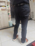 雅戈尔（YOUNGOR）西服裤男西装裤毛料西裤裤子亲肤顺滑垂顺西裤 黑色 32 175/80A 实拍图