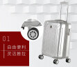 Diplomat外交官行李箱24英寸扩充层拉杆箱男大容量旅行箱密码箱女TC-6013 实拍图