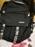 小憨象 书包男韩版高中大容量百搭双肩包女小学生时尚潮流ins风情侣背包 黑色【小鸭子+3个徽章】 实拍图