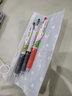 白雪（snowhite） T16直液式走珠笔0.5中性笔针管型学生学习用考试笔作业黑笔彩色水笔手账笔 黑色-24支装 实拍图