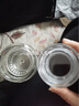 斯涅克双层玻璃杯水杯杯子男透明茶杯女泡茶水晶茶水分离女士男士办公室 款式1-320ml云淡风清 实拍图