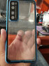 梵维派适用华为nova7pro手机壳保护套素皮双面玻璃5g版镜头全包防摔防指纹透明磁吸翻盖个性男女款 全包镜头Nova7pro【宝石蓝】双面玻璃版 实拍图