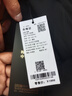 雅鹿中老年羽绒服男中长款加厚连帽可脱卸内胆真毛领爸爸装保暖外套男 黑色 3XL 实拍图