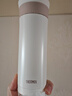 膳魔师（THERMOS）不锈钢保温杯男女茶杯车载便携水杯商务带茶隔可定制毕业礼物JMK 白色 470ml 实拍图