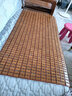 李记花果山沙发垫夏季凉垫麻将凉席沙发坐垫麻将块凉席竹席防滑垫贵妃可定制 牛筋边碳化色【双牛筋+无底布】 50*100cm 实拍图