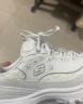 斯凯奇（Skechers）老爹鞋女士熊猫鞋刺绣厚底内增高小白鞋子休闲百搭季 149466-白色/WHT 38 实拍图