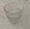 惠寻 京东自有品牌 玻璃杯高颜值家用喝水杯办公室咖啡杯果汁杯 冰川杯-矮 300ml 实拍图