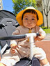 bc babycare婴儿帽子宝宝遮阳帽渔夫帽亲子沙滩帽儿童防晒帽 伊啡暖黄 S-宝宝款（建议头围45-50cm） 实拍图