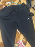 李宁运动裤子男秋冬冰丝速干裤宽松透气薄款裤子直筒卫裤夏天跑步长裤 黑色(速干收脚口袋拉链) M 实拍图