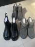 百丽切尔西靴女商场同款黑色英伦皮靴短靴加绒X2G2DDD1 黑色-绒里 39 实拍图