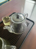 沽咚小茗玻璃茶具套装整套小杯子家用耐热功夫茶具茶盘办公室泡茶壶公道杯 把手杯套装 450ml茶壶 不含盘 9头 实拍图