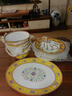 恒时高端骨瓷餐具套装碗盘高档景德镇珐琅彩碗碟手工镶金珐琅彩黄单件 6英寸面碗 实拍图